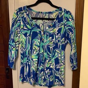 Lilly Pulitzer 3/4 sleeve tee